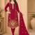 Women’s embroidered unstitched salwar suit dress material with dupatta