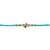 evil eye designer rakhi for brother with roli chawal & raksha bandhan card