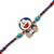 cartoon kids designer rakhi with roli chawal & raksha bandhan card for brother