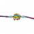kids designer rakhi with roli chawal & raksha bandhan card for brother