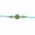 peacock designer rakhi with roli chawal & raksha bandhan card for brother