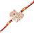 kids designer rakhi with roli chawal & raksha bandhan card for brother
