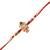 ganesha designer rakhi with roli chawal & raksha bandhan card for brother