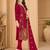 Women’s embroidered unstitched salwar suit dress material with dupatta