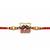 bro designer rakhi with roli chawal & raksha bandhan card for brother