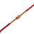 wooden bead thread rakhi with roli chawal & rakshabandhan card