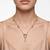925 Sterling Silver Rose Gold  Cubic Zirconia Layered Geometric Y Necklace  Set for Women