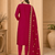 Women’s embroidered unstitched salwar suit dress material with dupatta