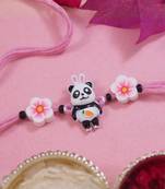 kids cartoon rakhi with roli chawal & rakshabandhan card