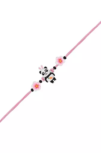 kids cartoon rakhi with roli chawal & rakshabandhan card