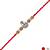 oxidized shiva trishul rakhi with roli chawal & rakshabandhan card