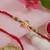 shree krishna flute with roli chawal & rakshabandhan card