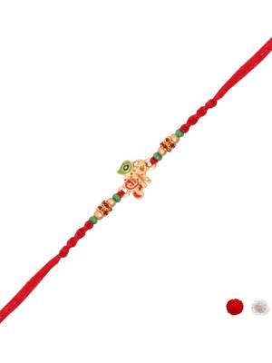 shree krishna flute with roli chawal & rakshabandhan card 2