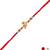 shree krishna flute with roli chawal & rakshabandhan card