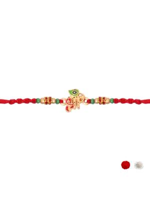 shree krishna flute with roli chawal & rakshabandhan card 3