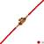 shivling & nandi design rakhi with roli chawal & rakshabandhan card