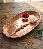 om design & wooden bead rakhi with roli chawal & rakshabandhan card