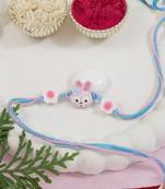 cute kids cartoon rakhi with roli chawal & rakshabandhan card