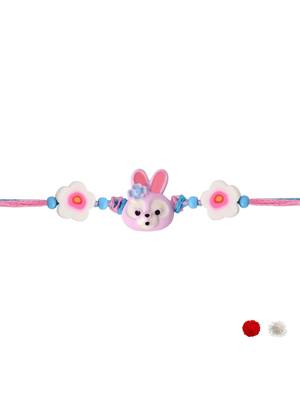 cute kids cartoon rakhi with roli chawal & rakshabandhan card 3