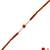 rudraksha bead rakhi with roli chawal & rakshabandhan card