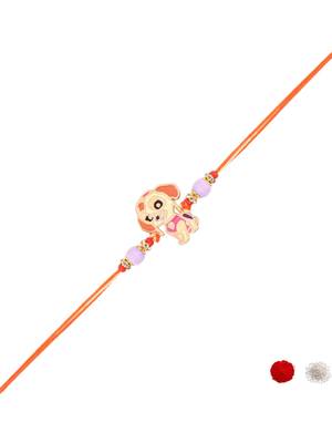 kids cartoon rakhi with roli chawal & rakshabandhan card 2