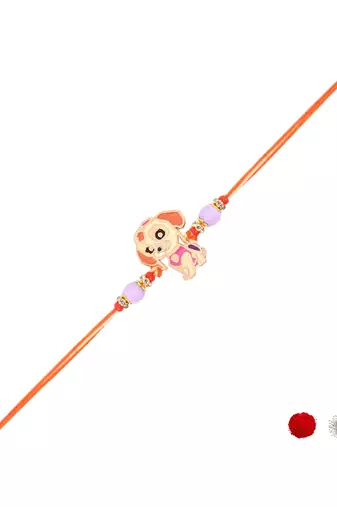 kids cartoon rakhi with roli chawal & rakshabandhan card