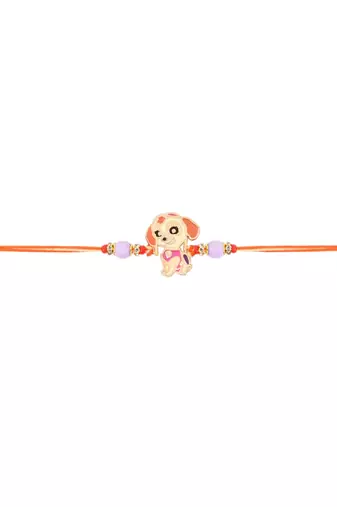 kids cartoon rakhi with roli chawal & rakshabandhan card
