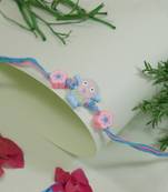 kids cartoon rakhi with roli chawal & rakshabandhan card