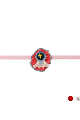 kids cartoon rakhi with roli chawal and raksha bandhan card