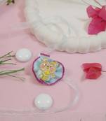 cute teddy bear theme kids rakhi with roli chawal and raksha bandhan card