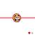 cute panda theme kids rakhi with roli chawal and raksha bandhan card