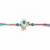 space theme kids rakhi with roli chawal and raksha bandhan card