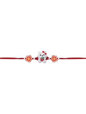 kids cartoon rakhi with roli chawal and raksha bandhan card 4