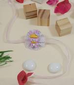 kids cartoon rakhi with roli chawal and raksha bandhan card