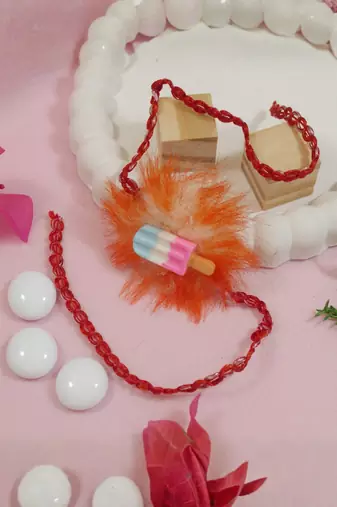 kids cartoon rakhi with roli chawal and raksha bandhan card
