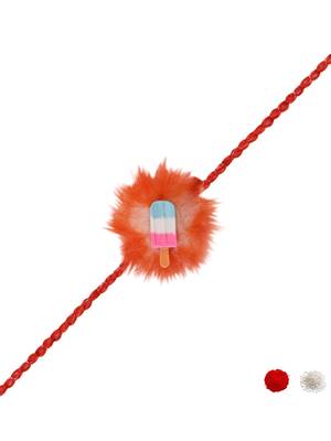 kids cartoon rakhi with roli chawal and raksha bandhan card 2