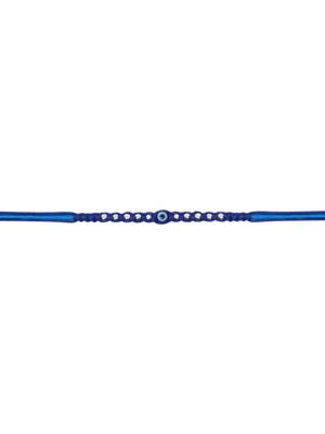evil eye theme designer rakhi with roli chawal and raksha bandhan card 4