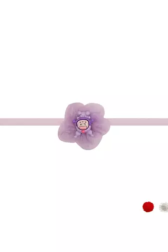cartoon character kids rakhi with roli chawal and raksha bandhan card