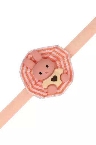kids cartoon rakhi with roli chawal and raksha bandhan card