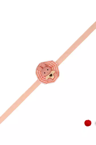 kids cartoon rakhi with roli chawal and raksha bandhan card