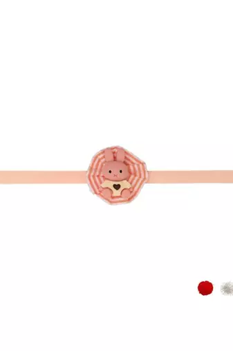 kids cartoon rakhi with roli chawal and raksha bandhan card