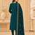 Women’s embroidered unstitched salwar suit dress material with dupatta