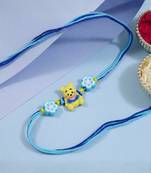 kids cartoon rakhi with roli chawal and raksha bandhan card