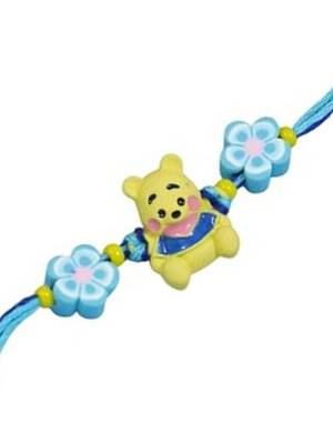 kids cartoon rakhi with roli chawal and raksha bandhan card 2