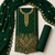 Women’s embroidered unstitched salwar suit dress material with dupatta