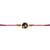 krishna flute designer rakhi with roli chawal and raksha bandhan card