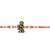 radha krishna designer rakhi with roli chawal and raksha bandhan card