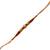 wooden bead designer rakhi with roli chawal and raksha bandhan card