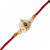 designer rakhi with roli chawal and raksha bandhan card