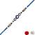 evil eye theme designer rakhi with roli chawal and raksha bandhan card